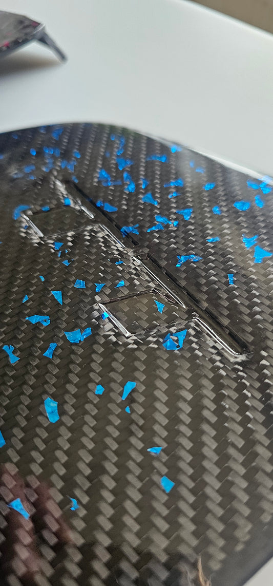 Audi TT mk3 carbon fiber dash end caps