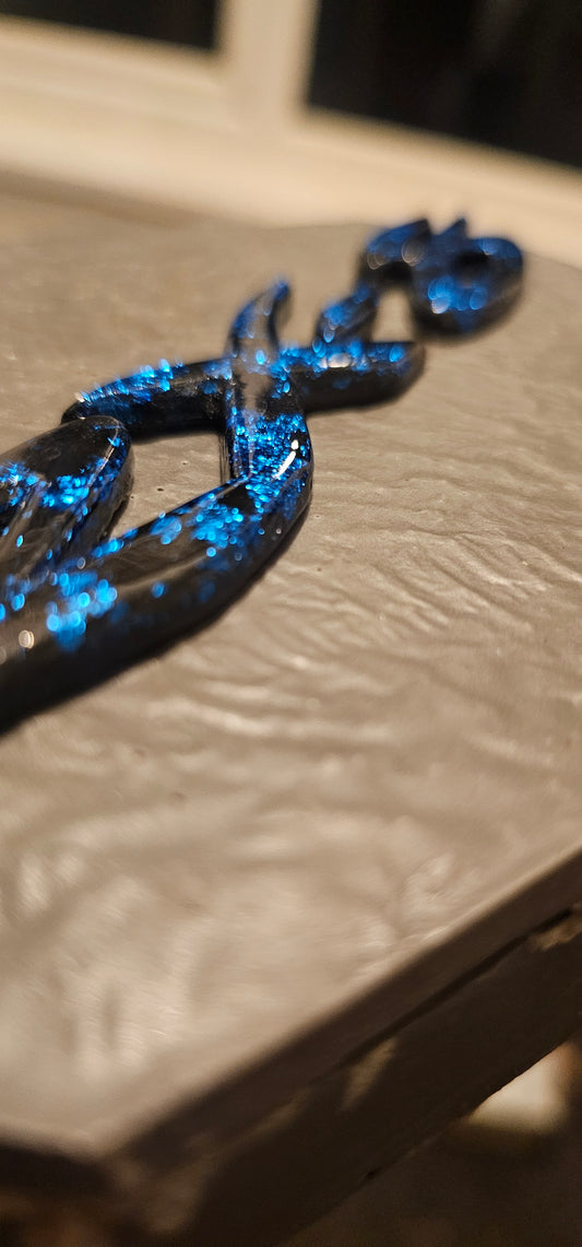 Forged carbon mazda RX-8 badge letters rear