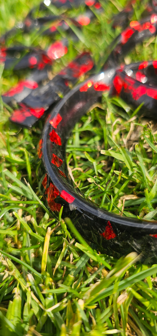 Forged carbon Audi 273mm front badge