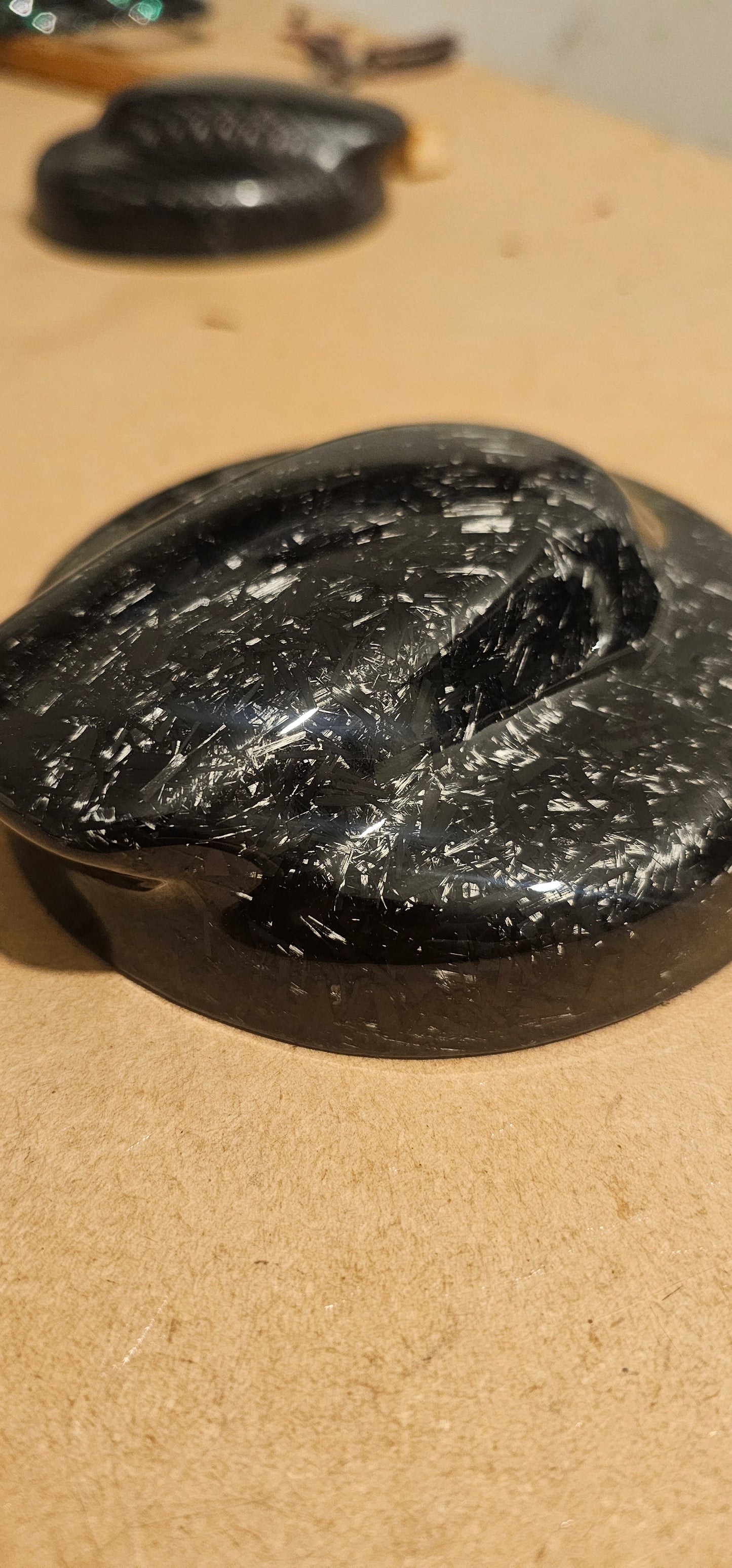 Mini cooper S R56 forged carbon fibre fuel cap cover