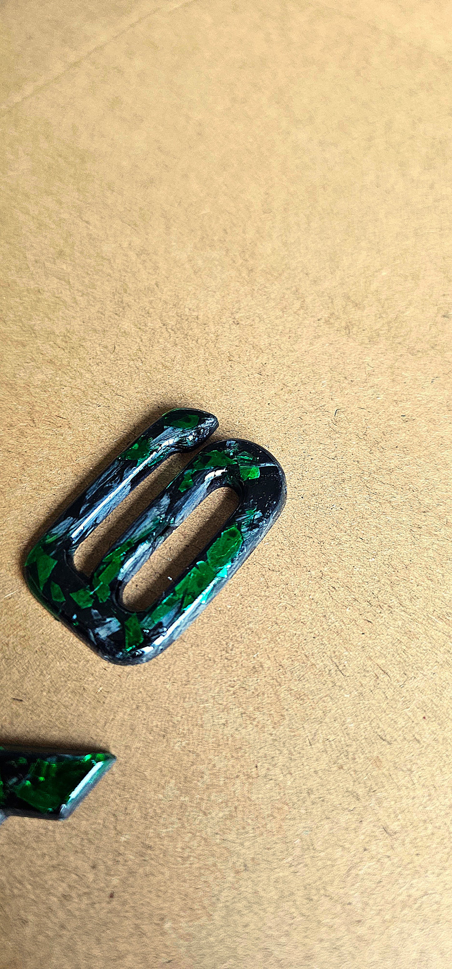 Forged carbon Audi A6 rear badge