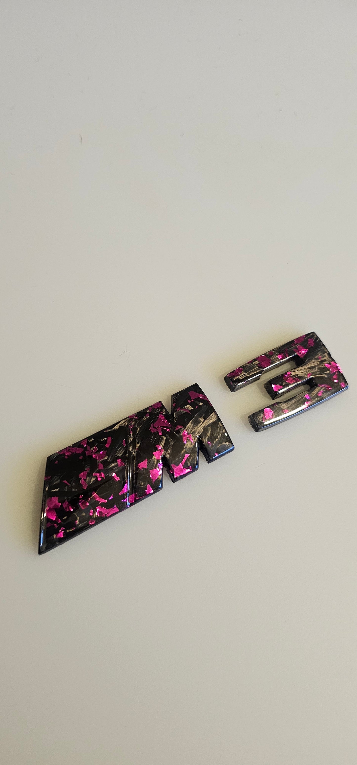 Bmw M3 forged carbon rear badge