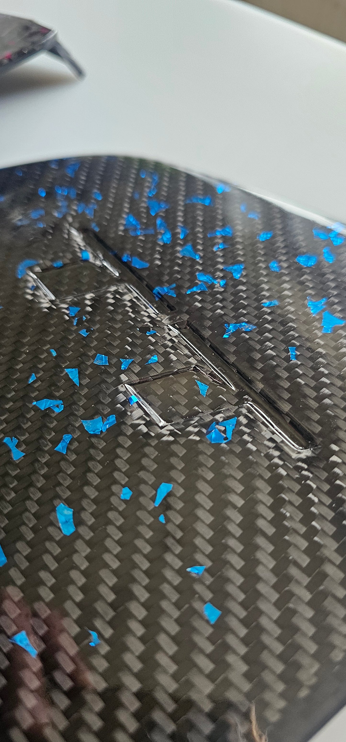 Audi TT mk3 carbon fiber dash end caps