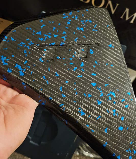 Audi TT mk3 carbon fiber dash end caps