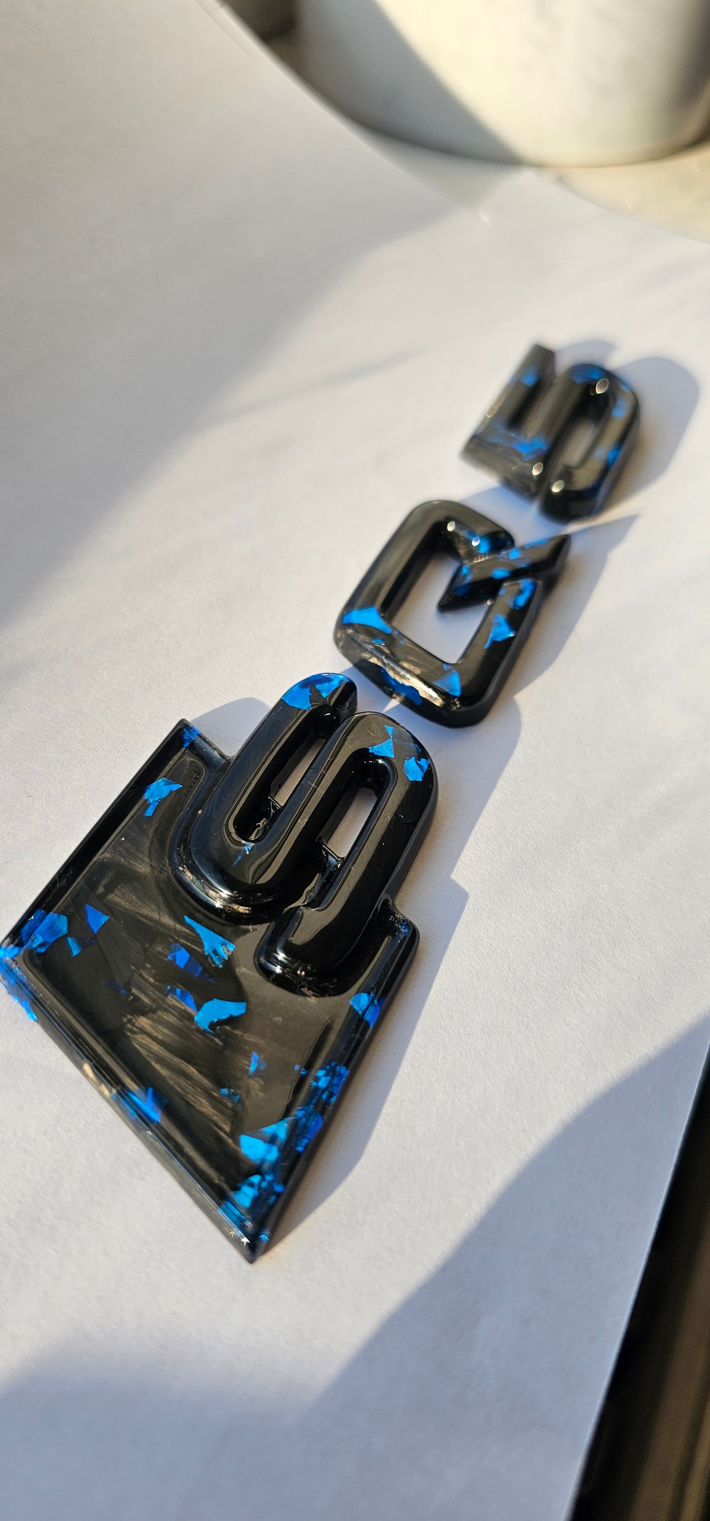 Audi SQ5 forged carbon rear badge