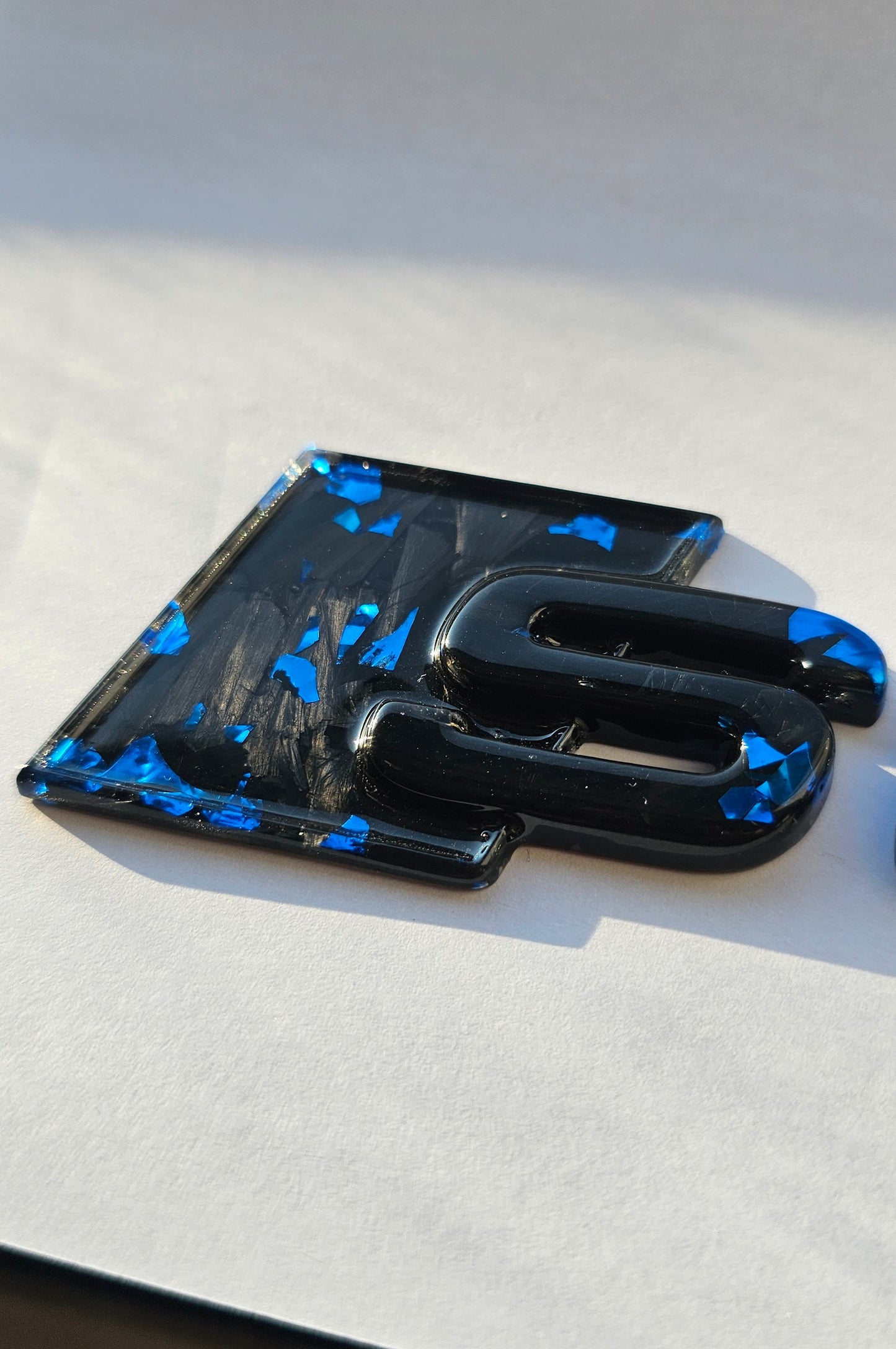 Audi SQ5 forged carbon rear badge