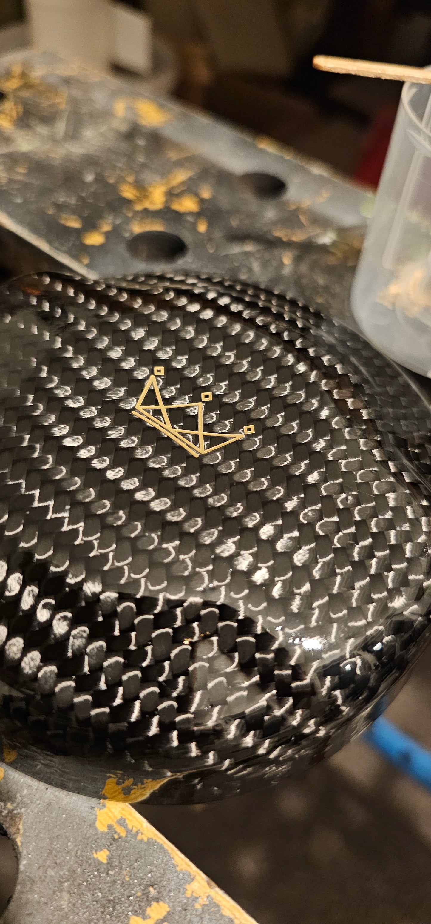 Mini cooper S F65 carbon fiber fuel cap cover