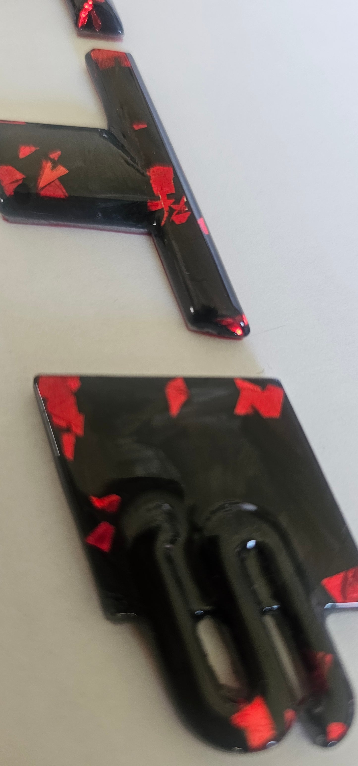 Forged carbon Audi TTS mk3 rear badge